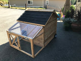 ★★ Mobile Cedar Duck House / Chicken Coop ★★